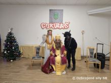 Mikuláš zavítal do priestorov 22. mechanizovaného práporu